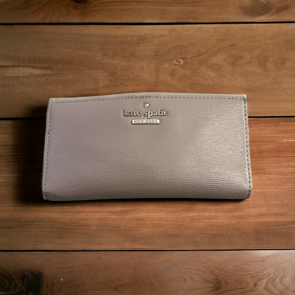 Kate Spade Margot Cedar Street Rose Patent Leather Wallet
